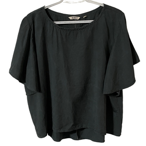 Pamut Slate Colour Top with Butterfly Sleeves Size 2XL
